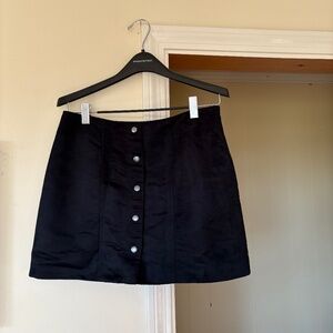 Gap Black Suede Mini Skirt